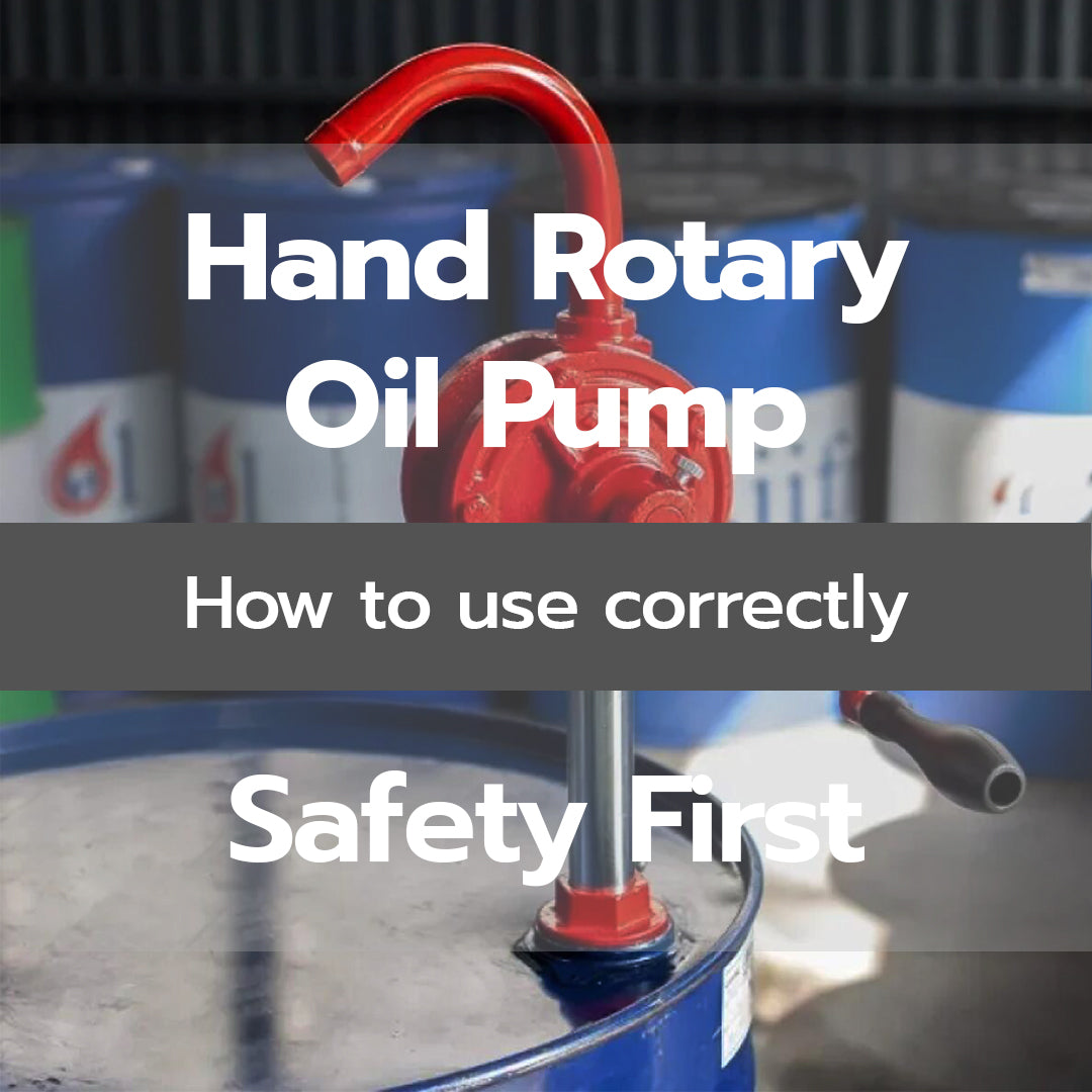 How to Use, Maintain, and Store Your Hand Rotary Oil Pump
