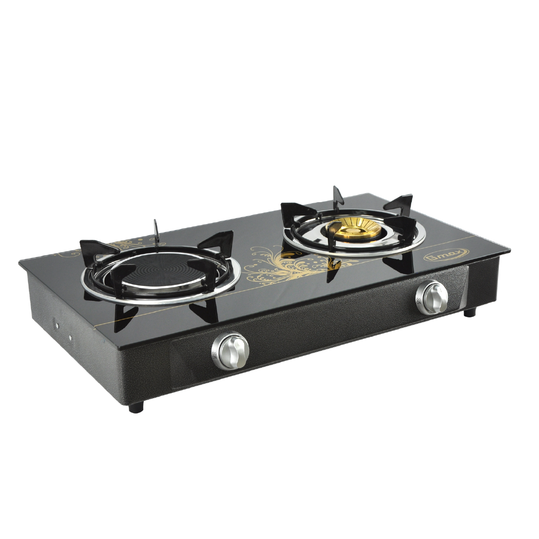 Gmax Gas Stove Infrared+Brass 2 Burner GL-702BI