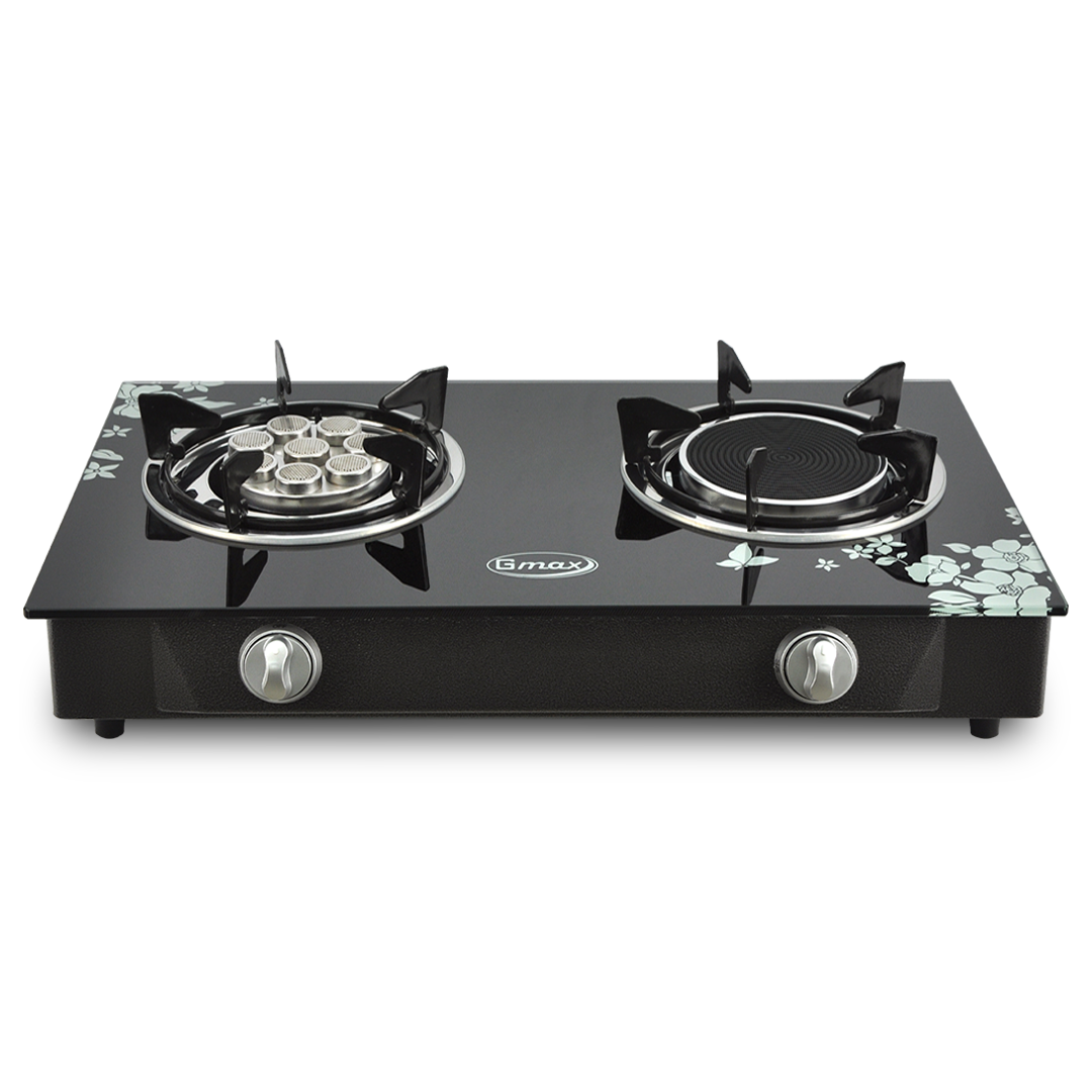 Gmax Gas Stove Infrared+Turbo 2 Burner GL-702TI
