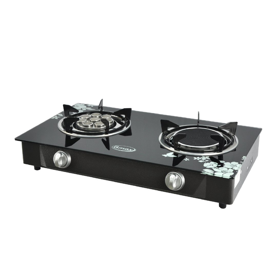 Gmax Gas Stove Infrared+Turbo 2 Burner GL-702TI