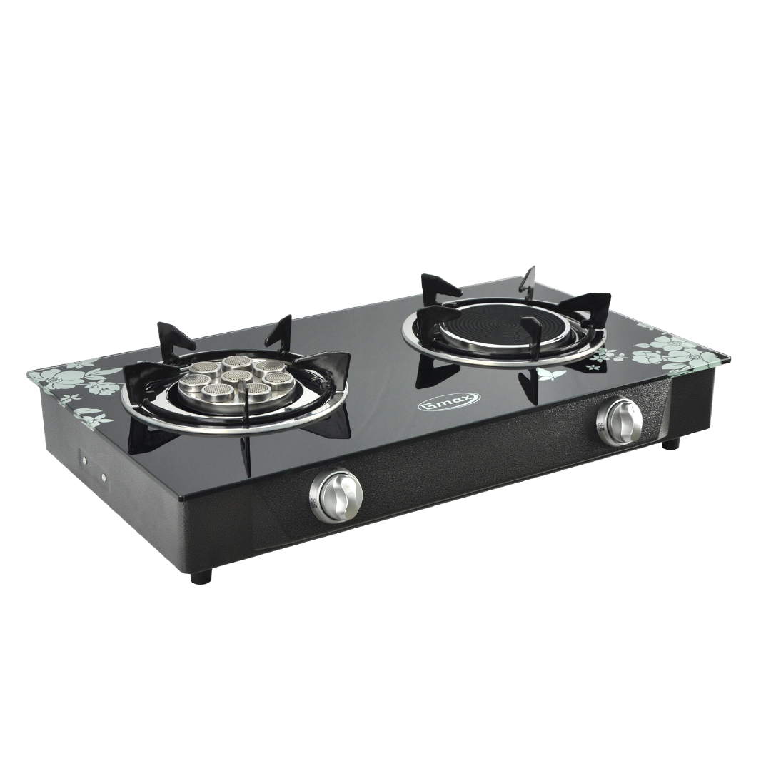 Gmax Gas Stove Infrared+Turbo 2 Burner GL-702TI