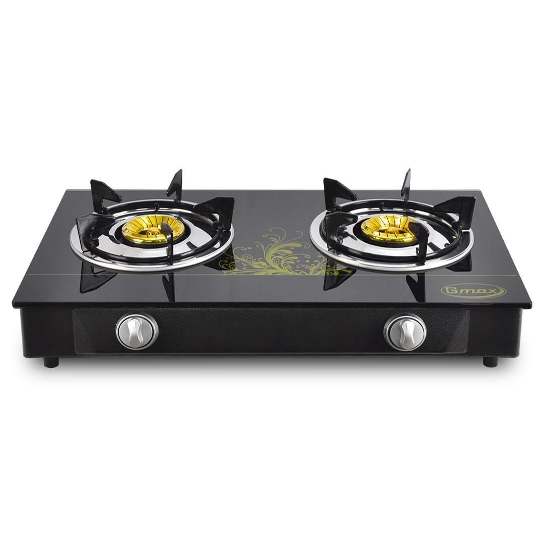 Gmax Gas Stove Brass 2 Burner GL-702BR