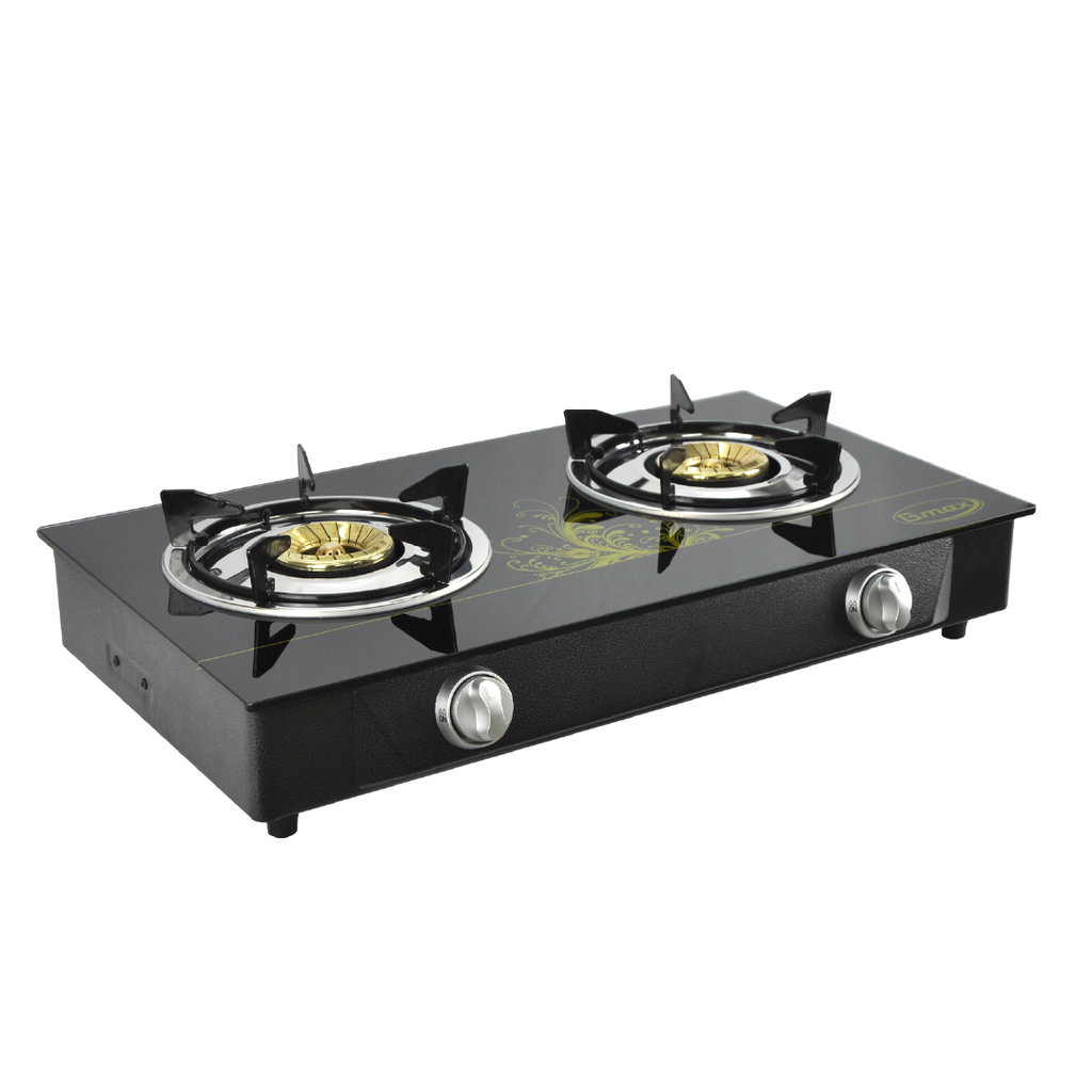 Gmax Gas Stove Brass 2 Burner GL-702BR