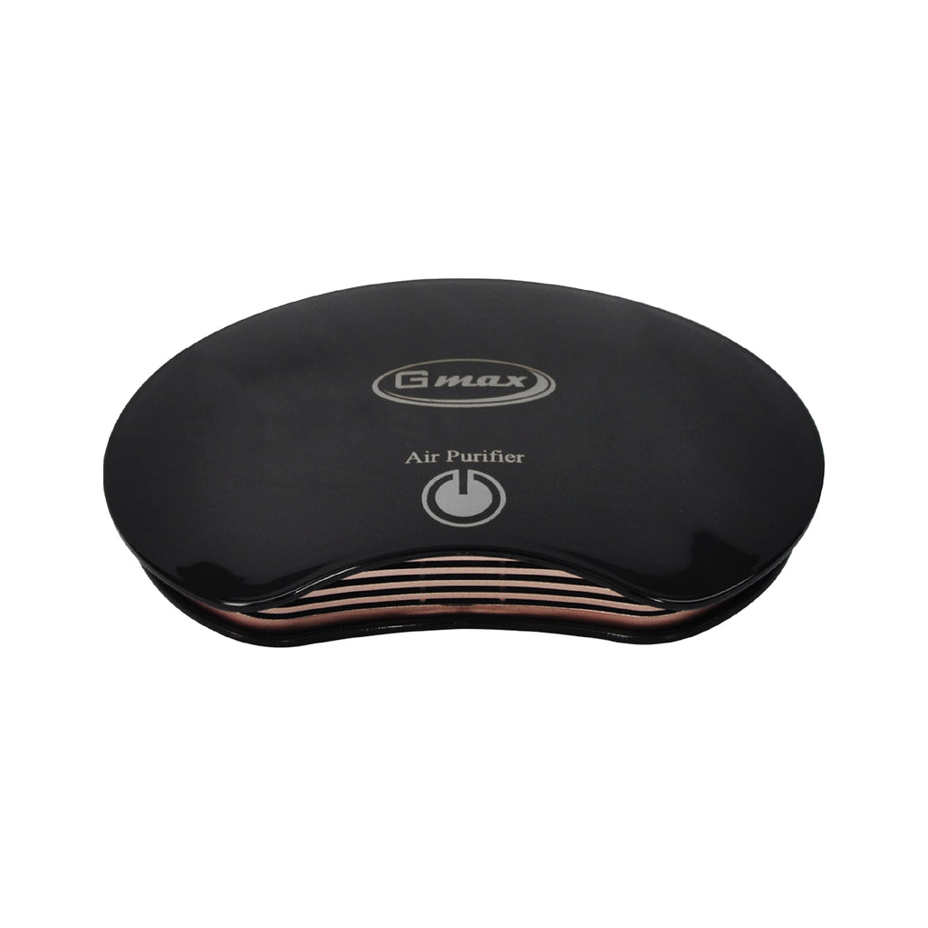Gmax AP-002B Portable Car Air Purifier - HEPA11 Flying Saucer with Negative Ion (Black)