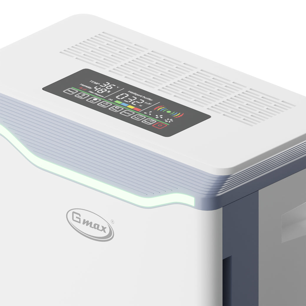 Gmax AP-910 Ultra-Smart 7-Stage Air Purifier - 58m² Medical Grade HEPA H13