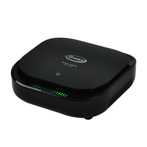 Gmax AP-003B Portable Car Air Purifier - HEPA11 Ionizer & Aroma Diffuser (Black)
