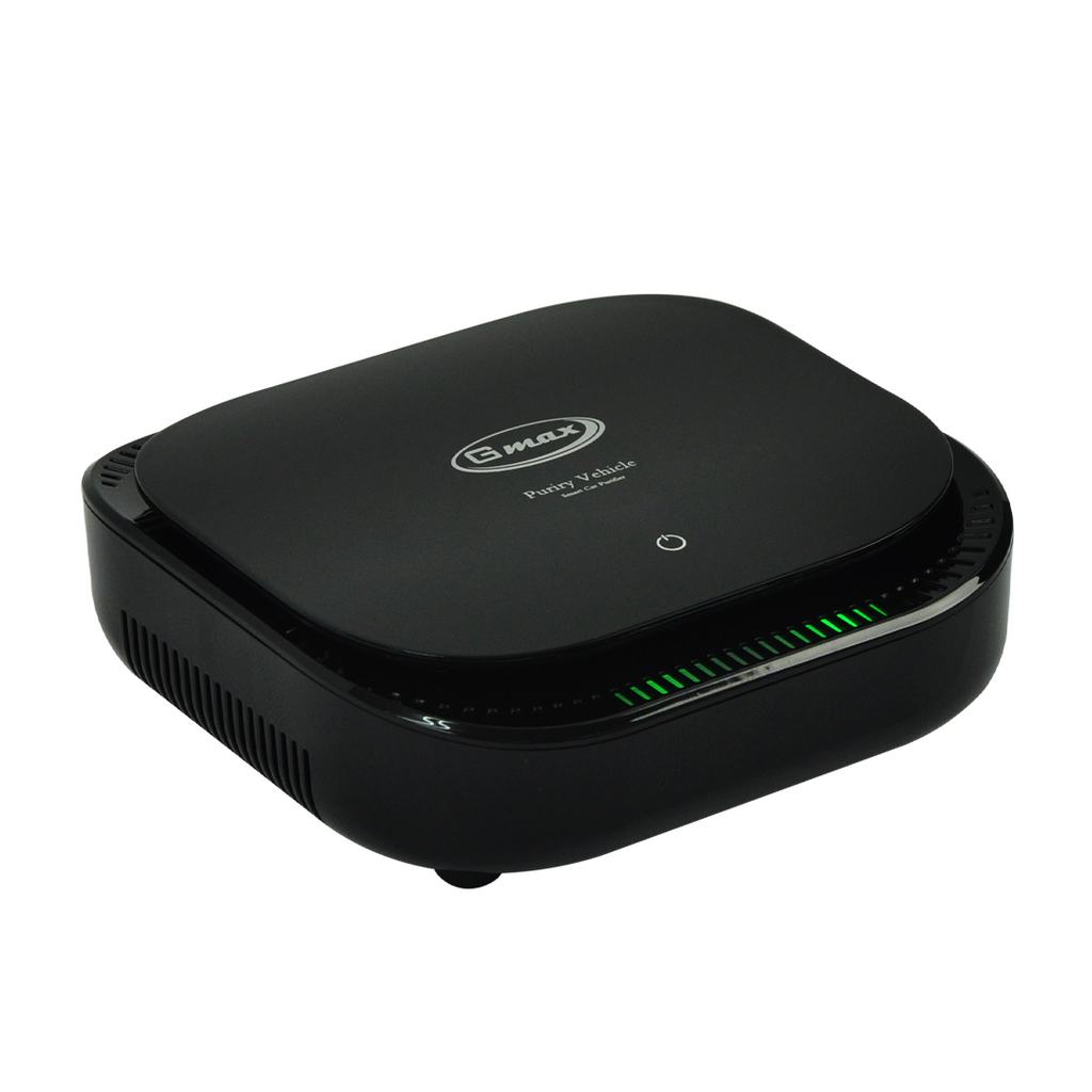 Gmax AP-003B Portable Car Air Purifier - HEPA11 Ionizer & Aroma Diffuser (Black)
