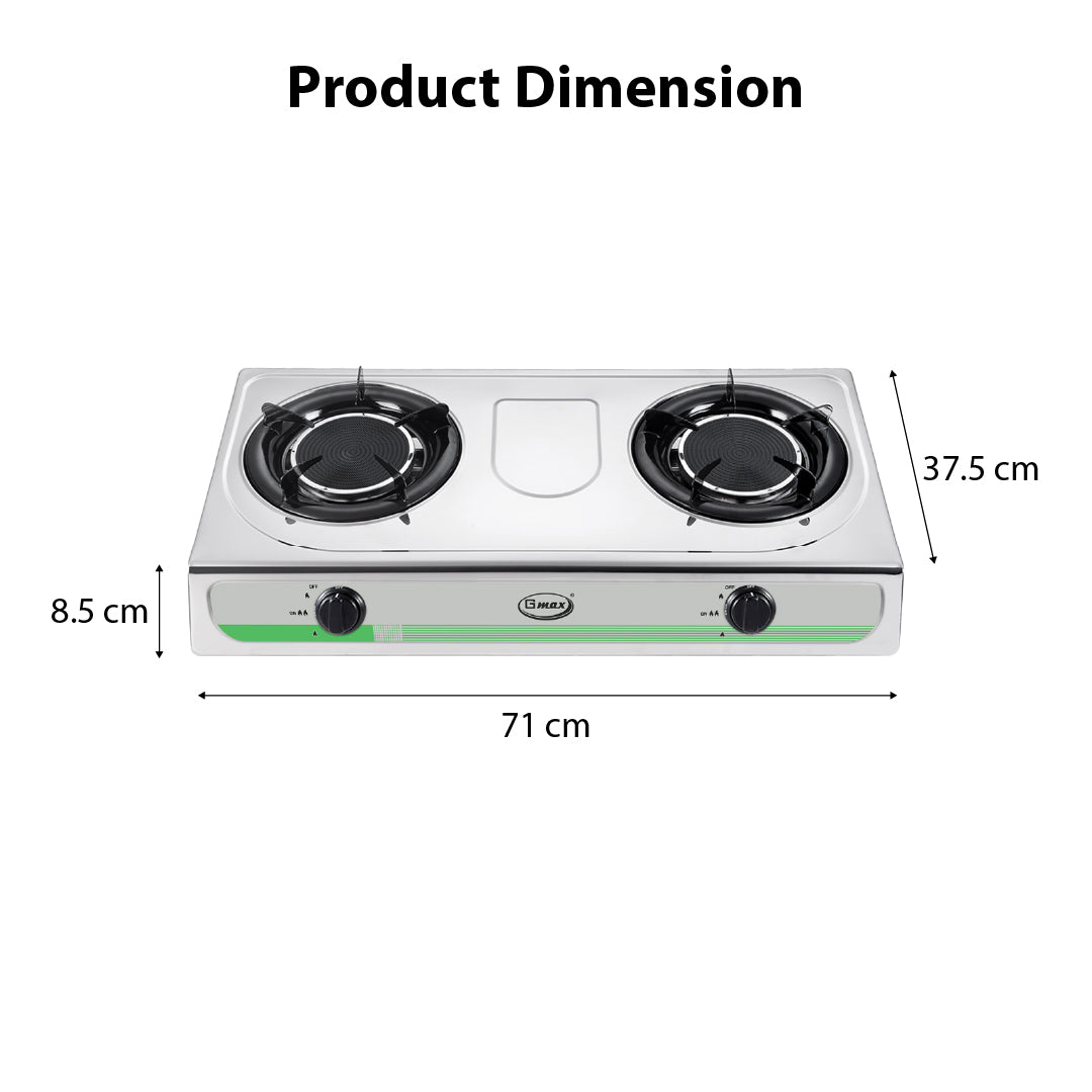 Gmax GL-203I Double Burner Infrared Stove