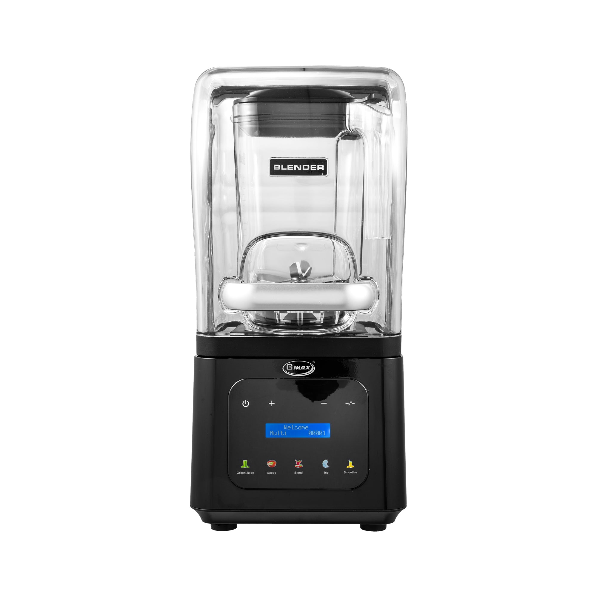 Gmax BLR-08L Professional Silent Blender 1.8L 2200W with Sound Enclosure
