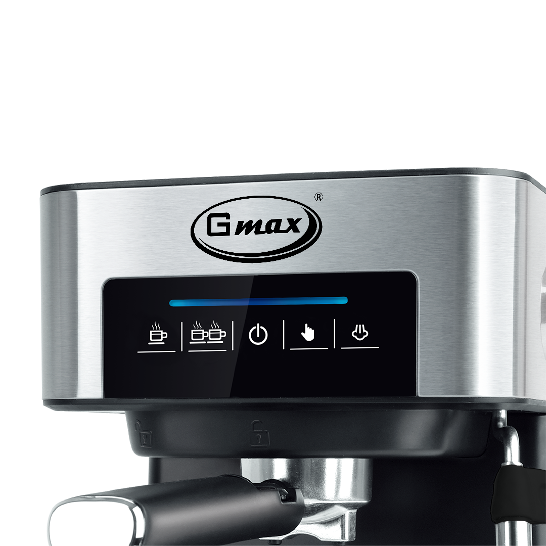 Gmax CM-016 Automatic Espresso Machine - 1.6L Touch Screen 15 Bar