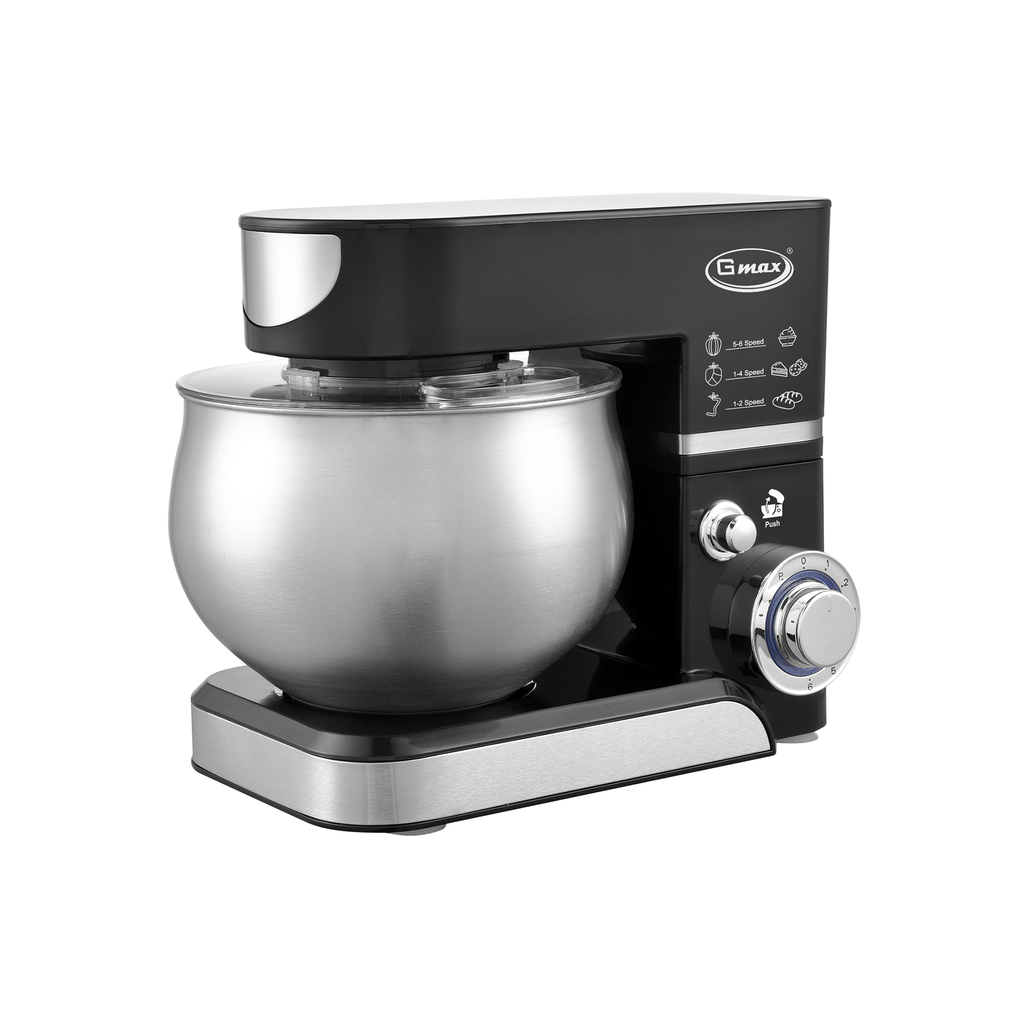 Gmax FM-205A Professional Stand Mixer - 5.0L 1000W 6-Speed with Pulse