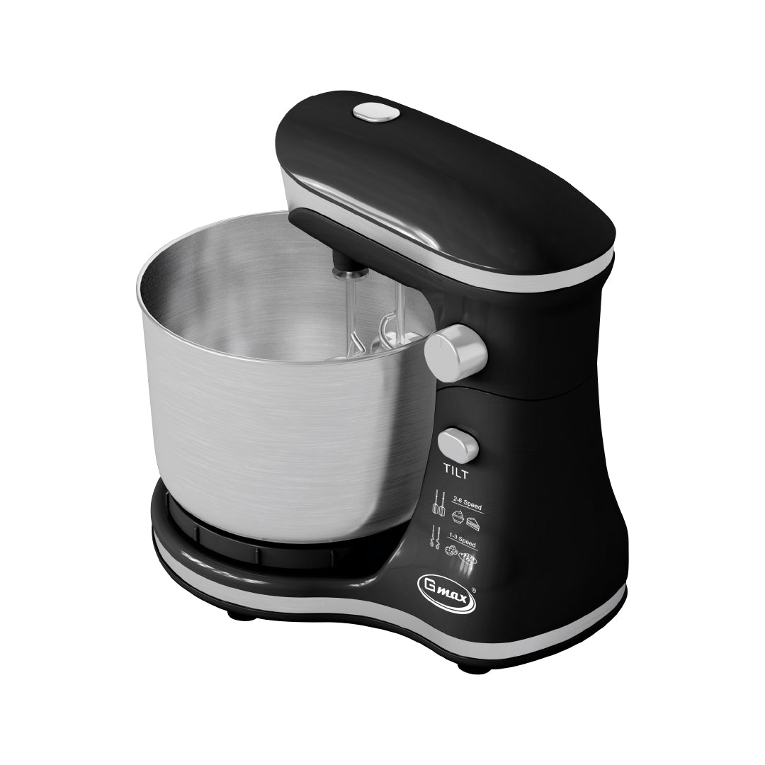 Gmax FM-621 Compact Stand Mixer - 3.0L 300W with 360° Rotating Bowl