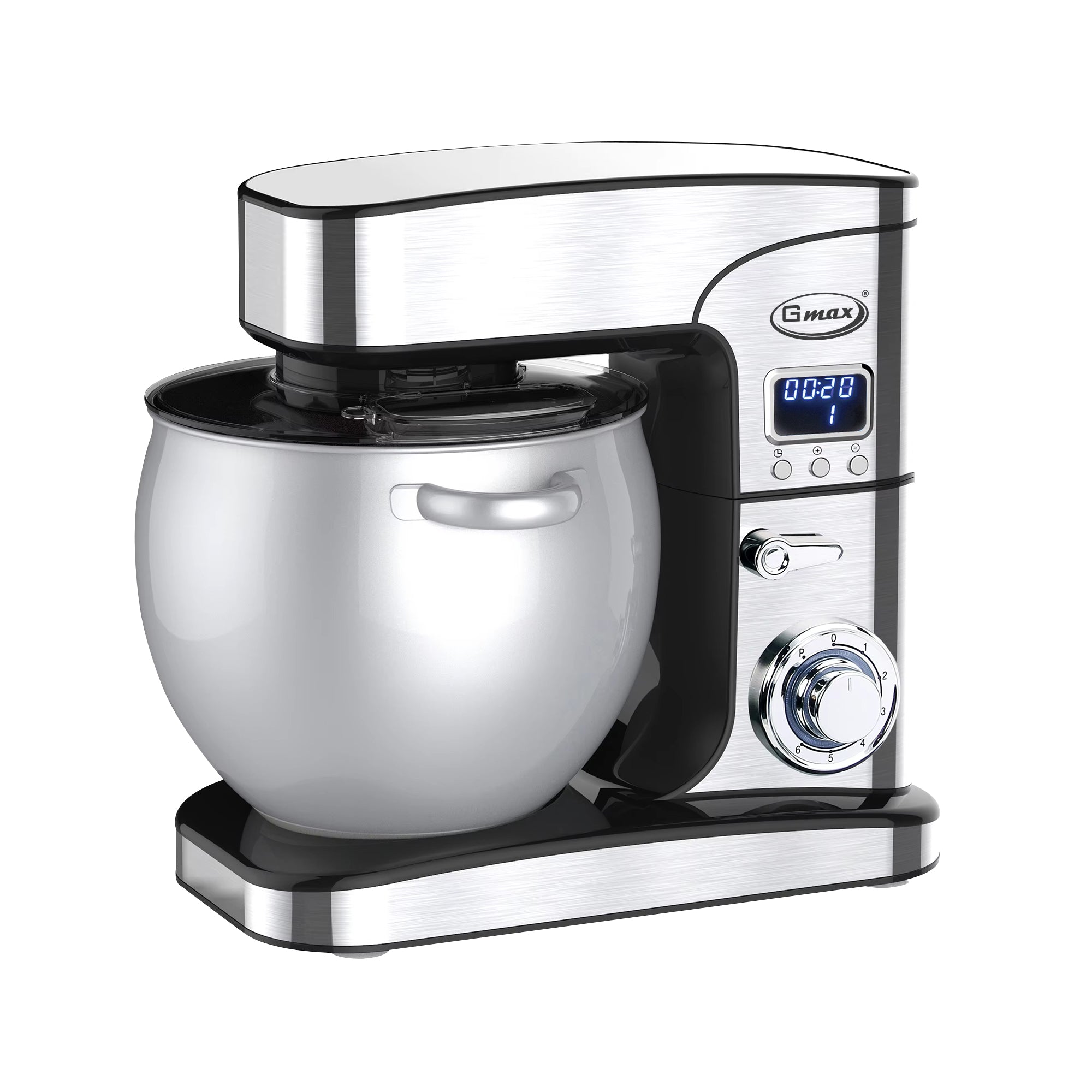 Gmax FM-667E Professional Stand Mixer - 5.0L 1000W with LCD Display