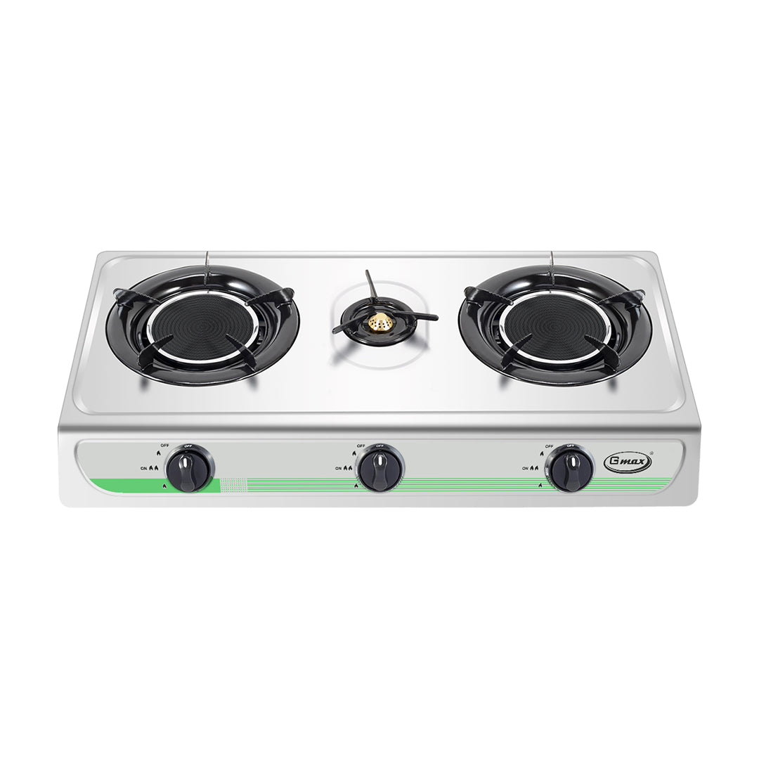 Gmax GL-303I Triple Burner Infrared Gas Stove