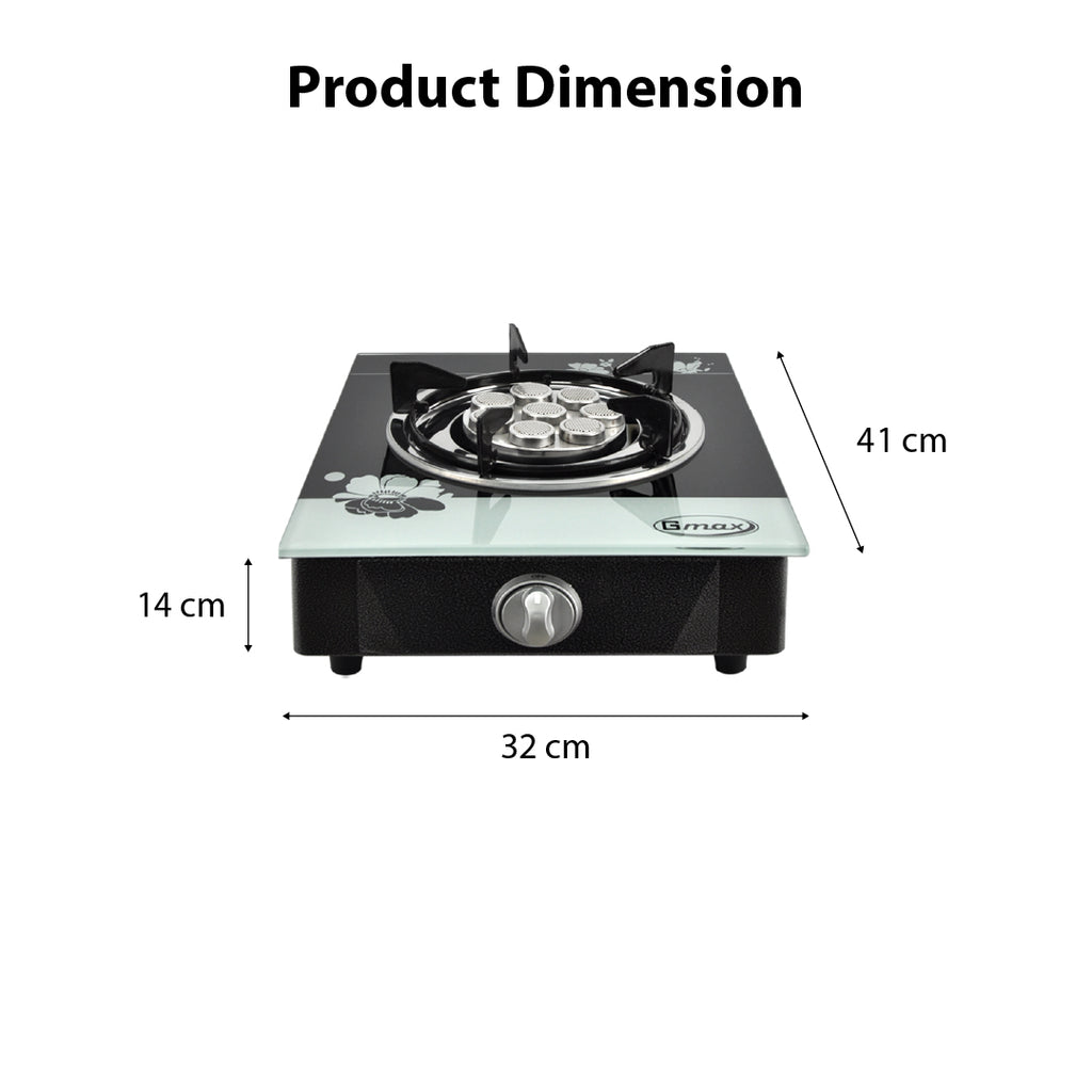 Gmax Gas Stove Turbo 1 Burner GL-506T