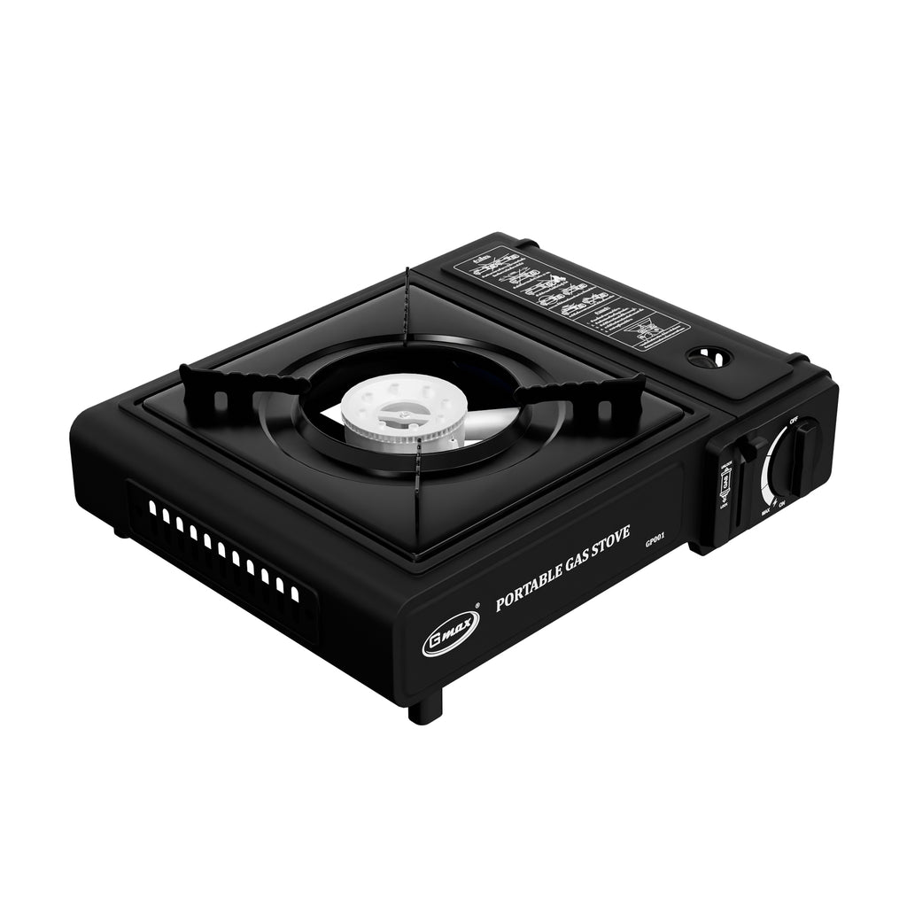 Gmax GP-001 Portable Picnic Gas Stove - 2.1kW Dual-Fuel with Carrying Case