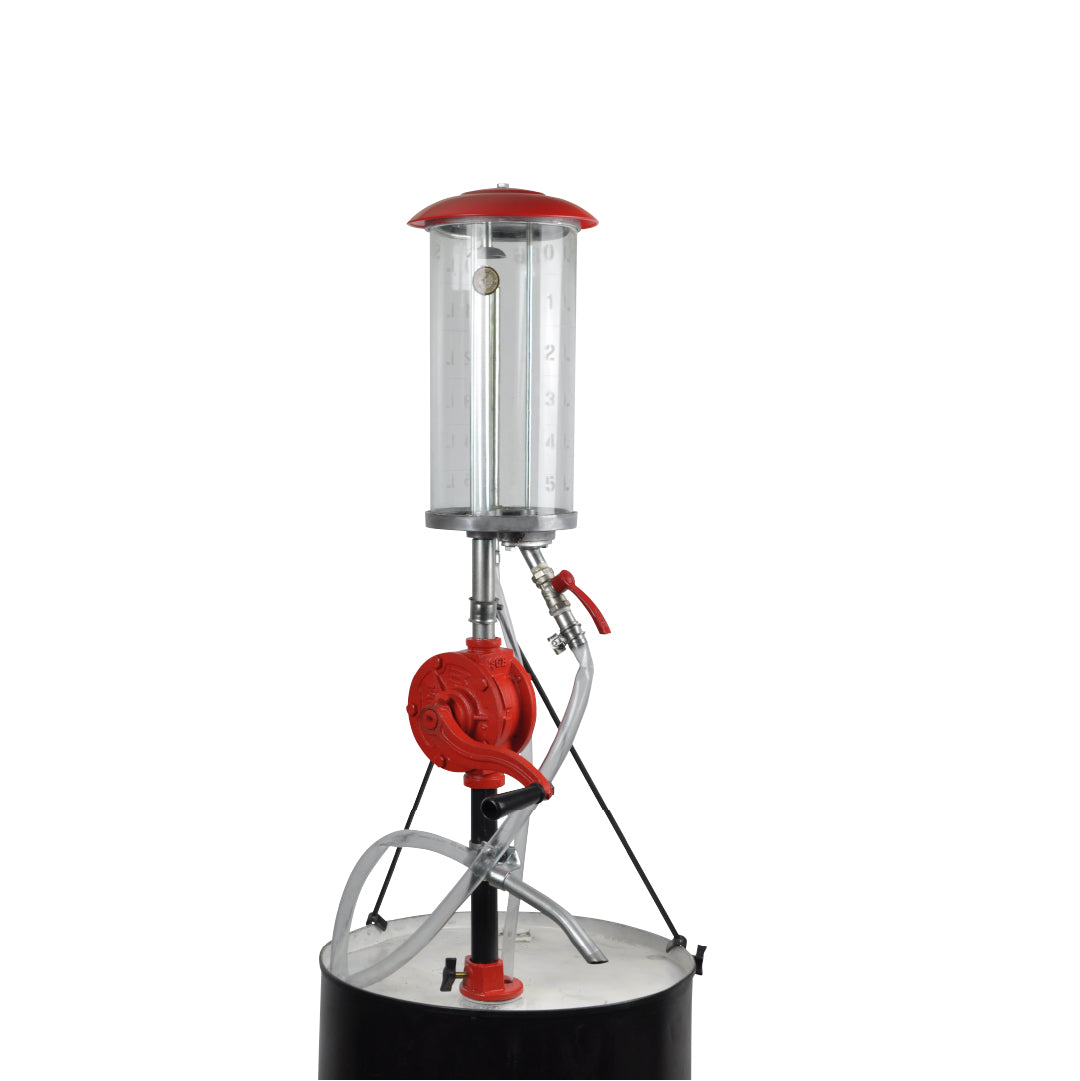 Hand Rotary Oil Pump with 5L Glass Measure