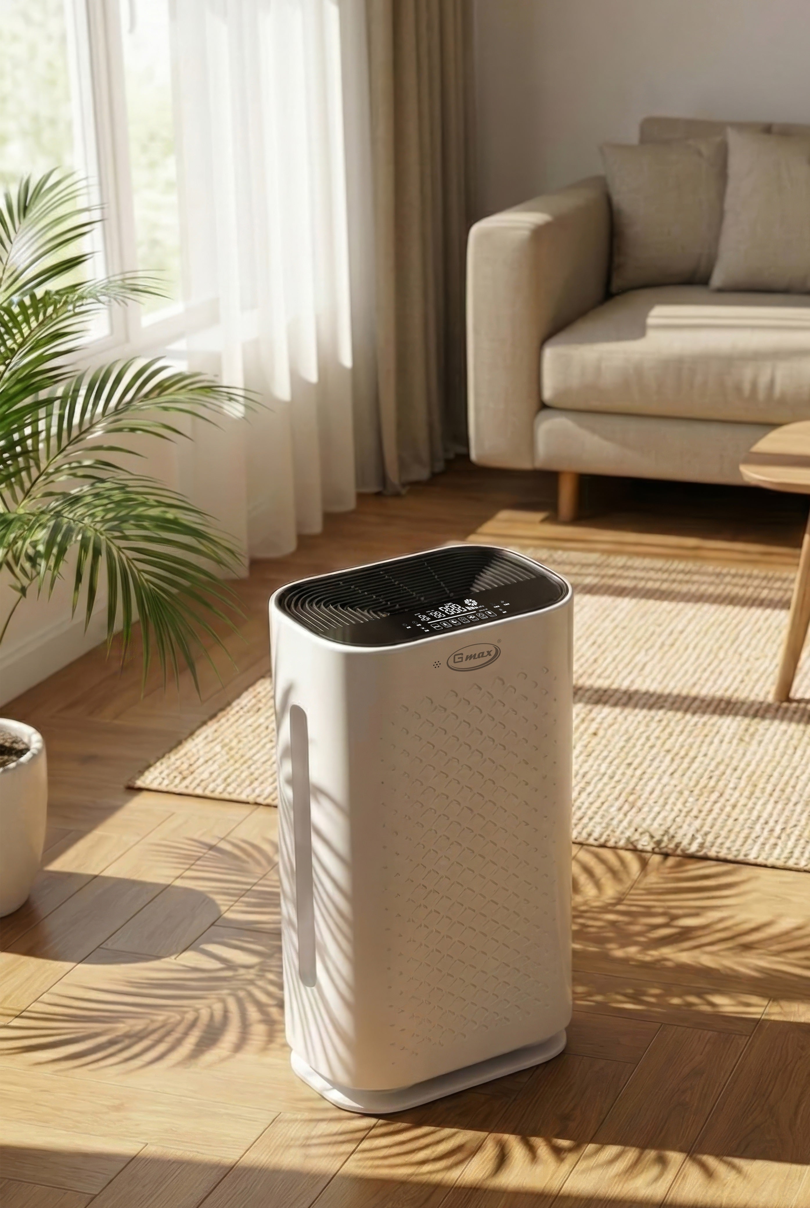 Gmax AP-904 High-Performance Home Air Purifier - 50m² with Child Lock