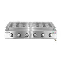 Gmax WX-106S Smokeless Infrared Gas Grill 6 Burner - Silver Edition