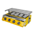 Gmax WX-104 Smokeless Infrared Gas Grill 4 Burner - Yellow Edition