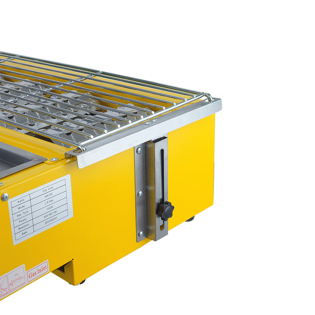 Gmax WX-102 Smokeless Infrared Gas Grill 2 Burner - Yellow Edition