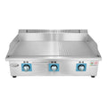 Gmax ZL-702 commercial gas griddle perspective view