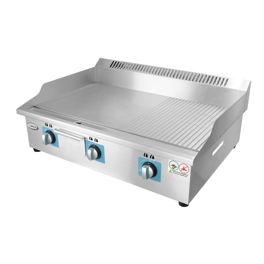 Gmax ZL-702 commercial gas griddle front view