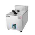 Gmax ZL-71 single tank commercial gas deep fryer front view