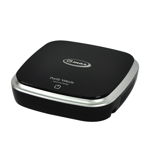Gmax AP-001B Portable Car Air Purifier - HEPA Filter & Odor Eliminator (Black)