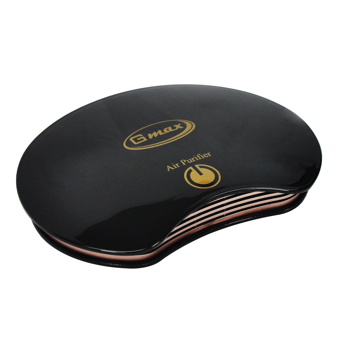 Gmax AP-002B Portable Car Air Purifier - HEPA11 Flying Saucer with Negative Ion (Black)