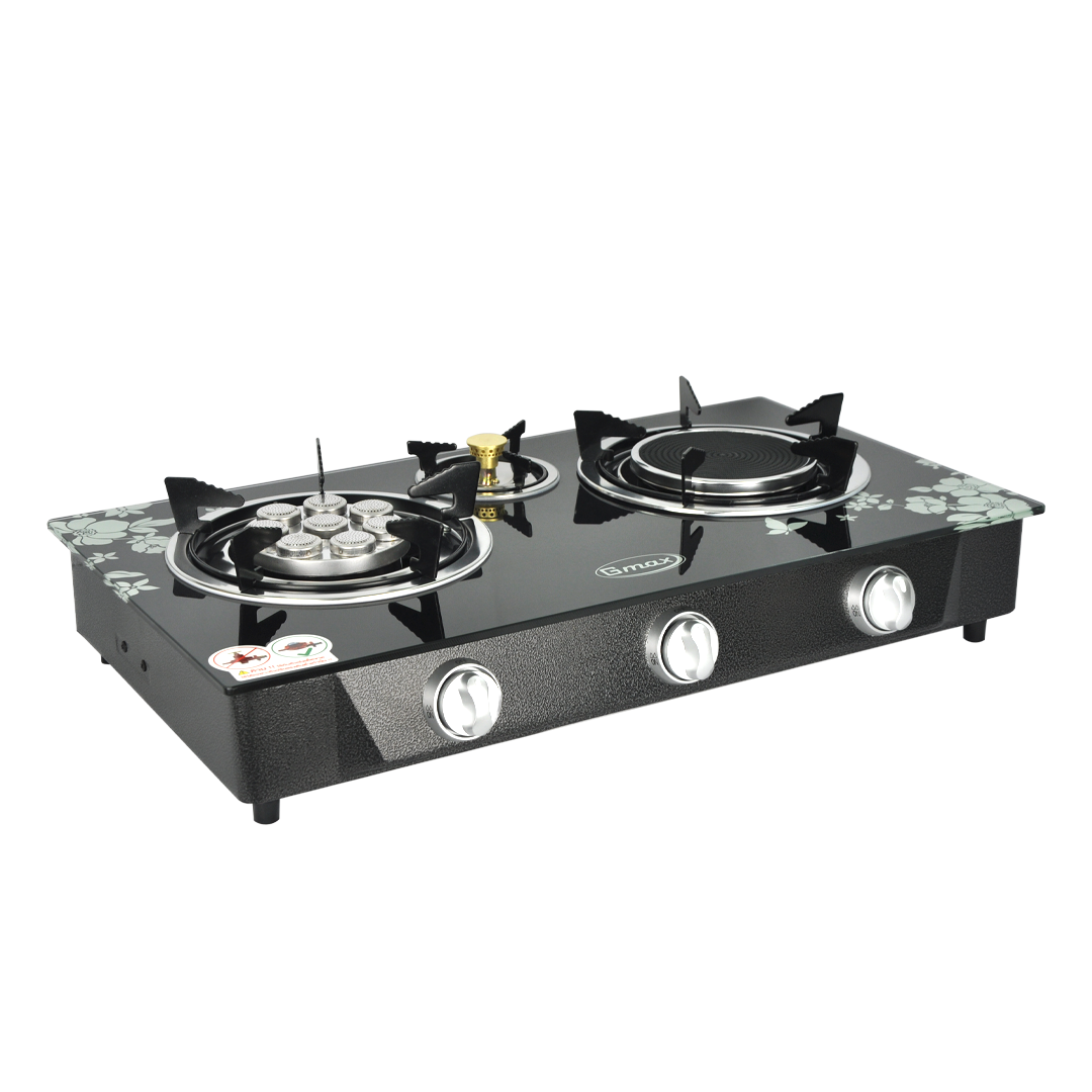 Gmax Gas Stove Infrared+Turbo 3 Burner GL-703TI