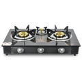 Gmax Gas Stove Brass 3 Burner GL-703BR
